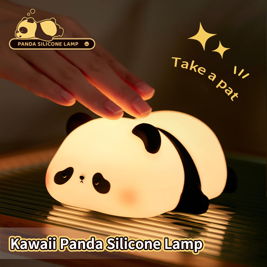 Lámpara de noche con sensor táctil de panda perezoso