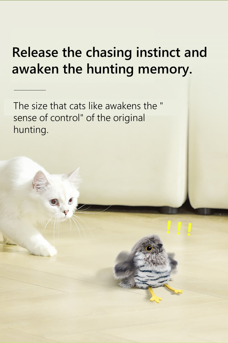 Cat Toy Bird Automatic Cat Teaser