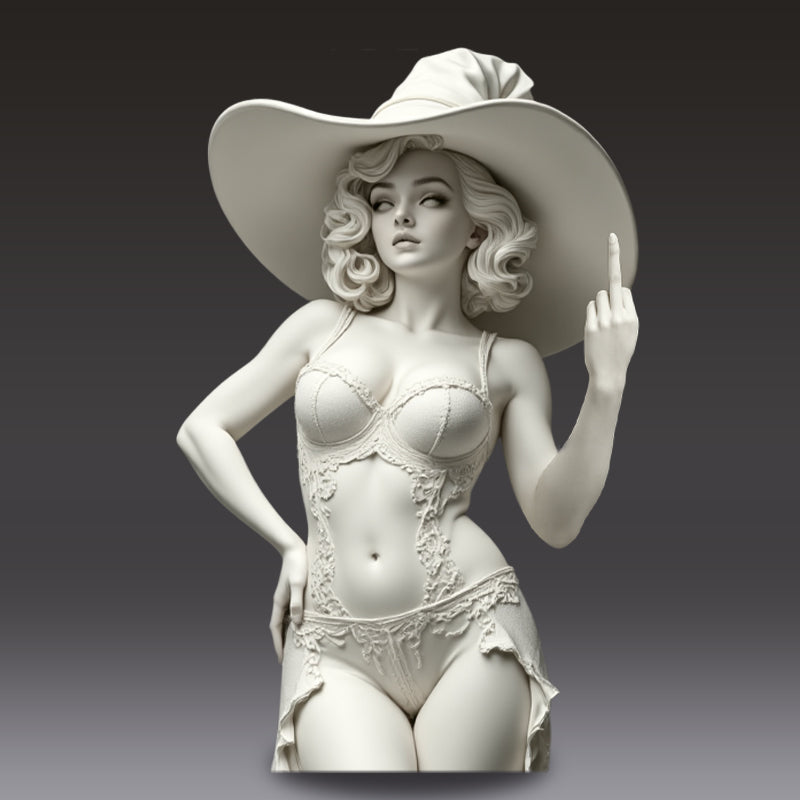 🎨✨Golden Diva with Attitude – The Original ‘Talk to the Hand’ Icon!