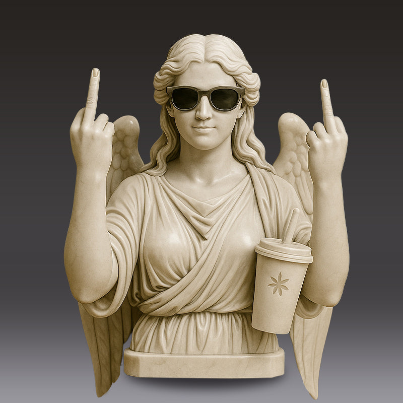 🎨✨ Rebel Angel with Attitude - The original “Talk to the Hand” icon!