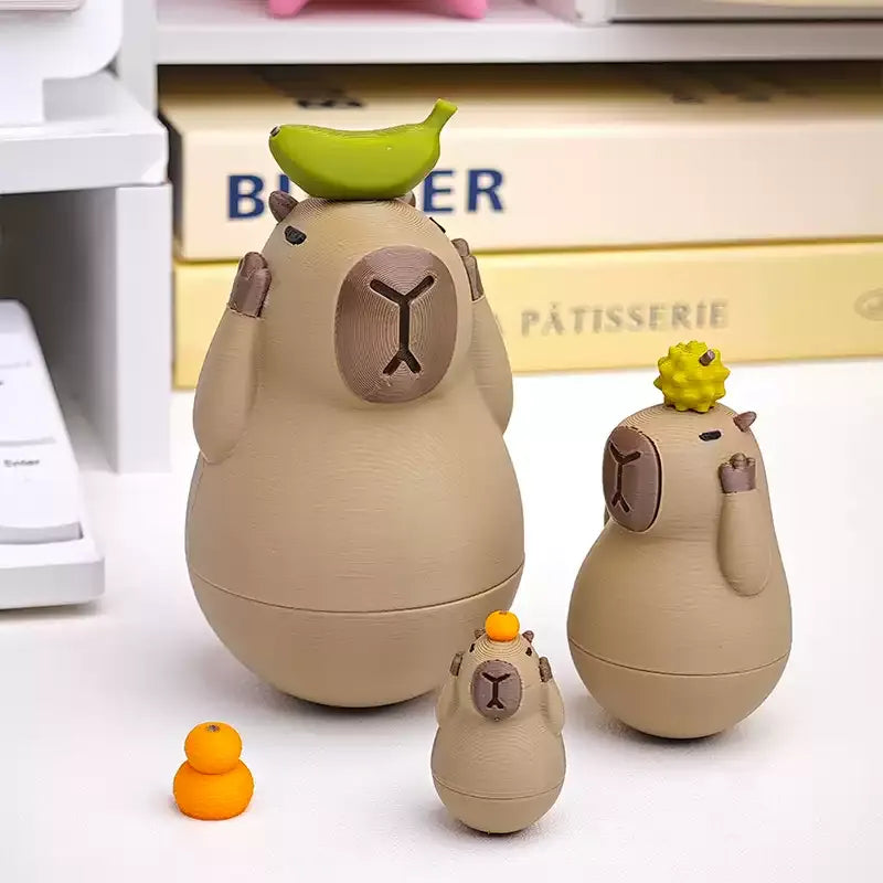 Juguete de vaso de carpincho con impresión 3D 