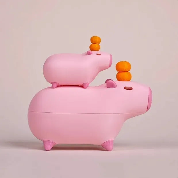 Impresión 3D de capibara rosa
