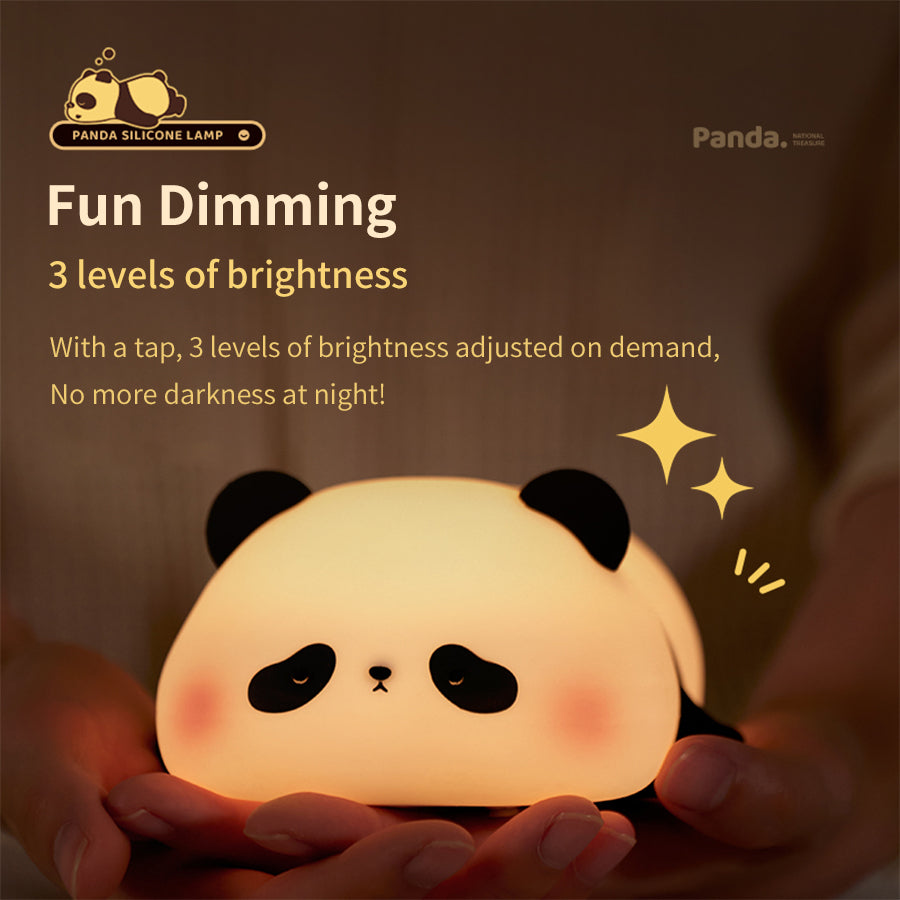 Lámpara de noche con sensor táctil de panda perezoso