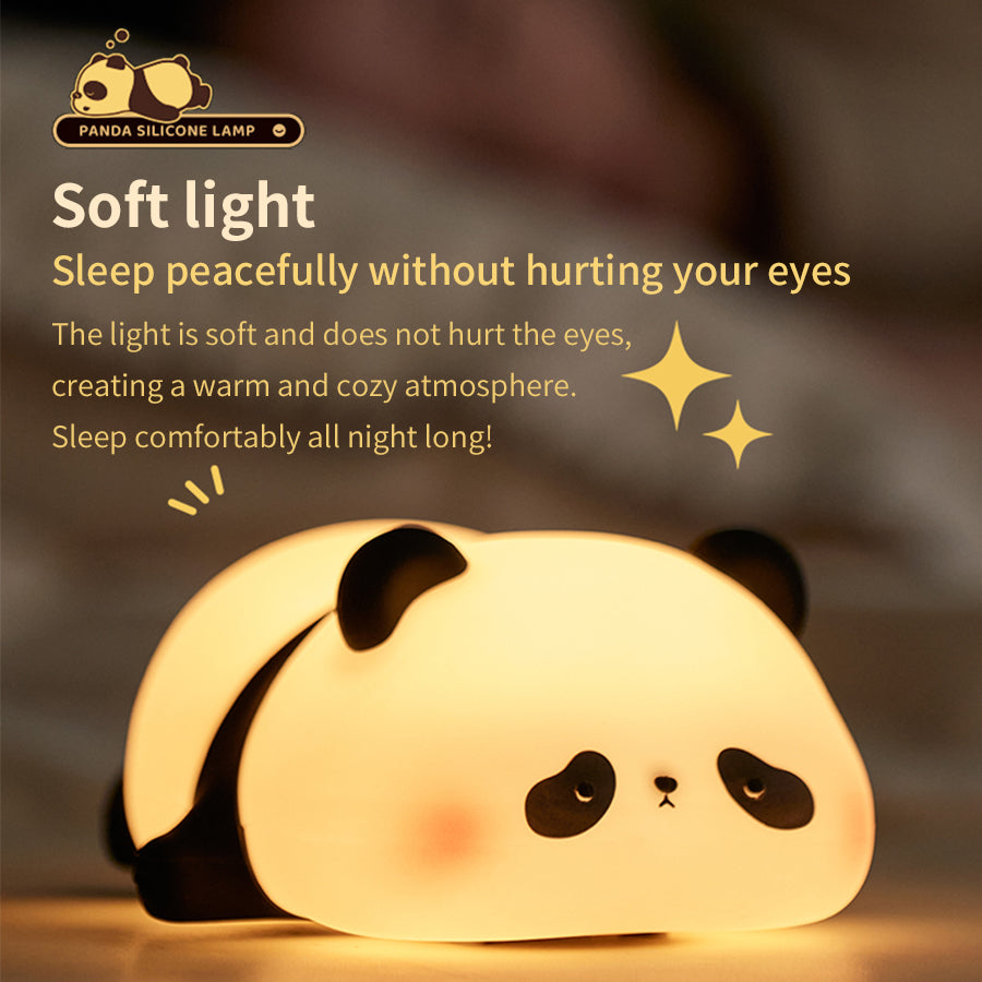 Lámpara de noche con sensor táctil de panda perezoso