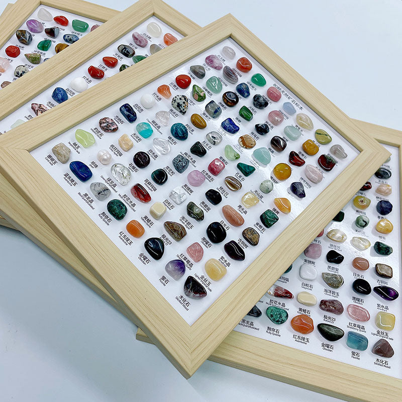 80Pcs Crystal Specimen Box Set Gift Decoration