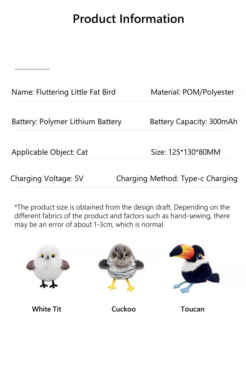 Cat Toy Bird Automatic Cat Teaser