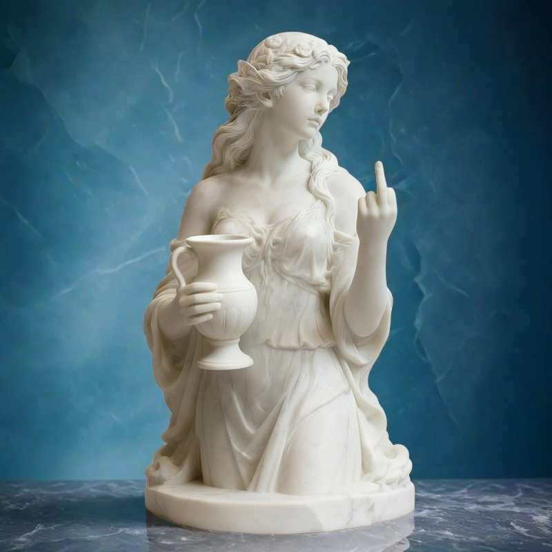 🎨✨ Aquarius with Attitude - The original “Talk to the Hand” icon!