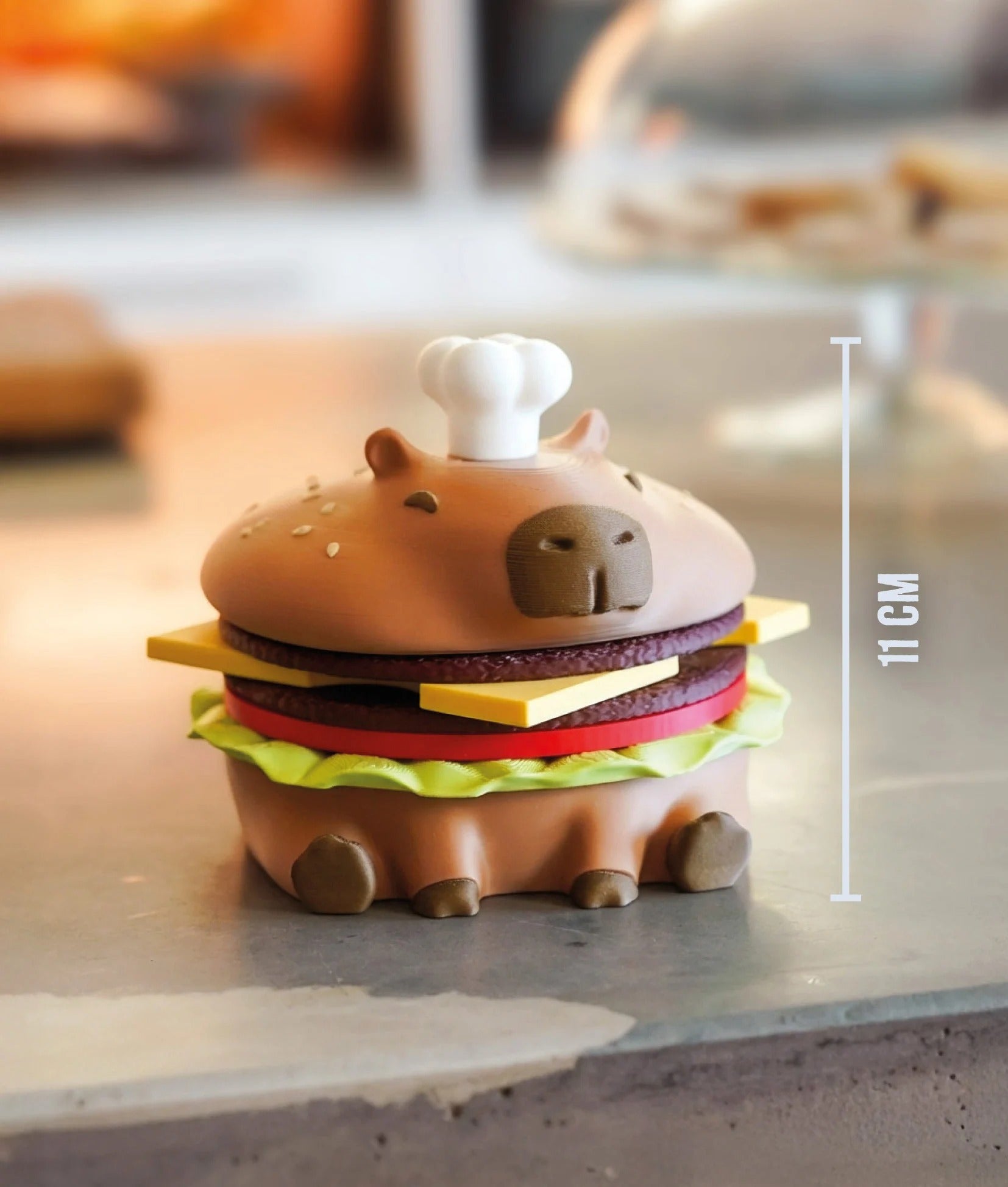 Capy-Burger Coaster Set
