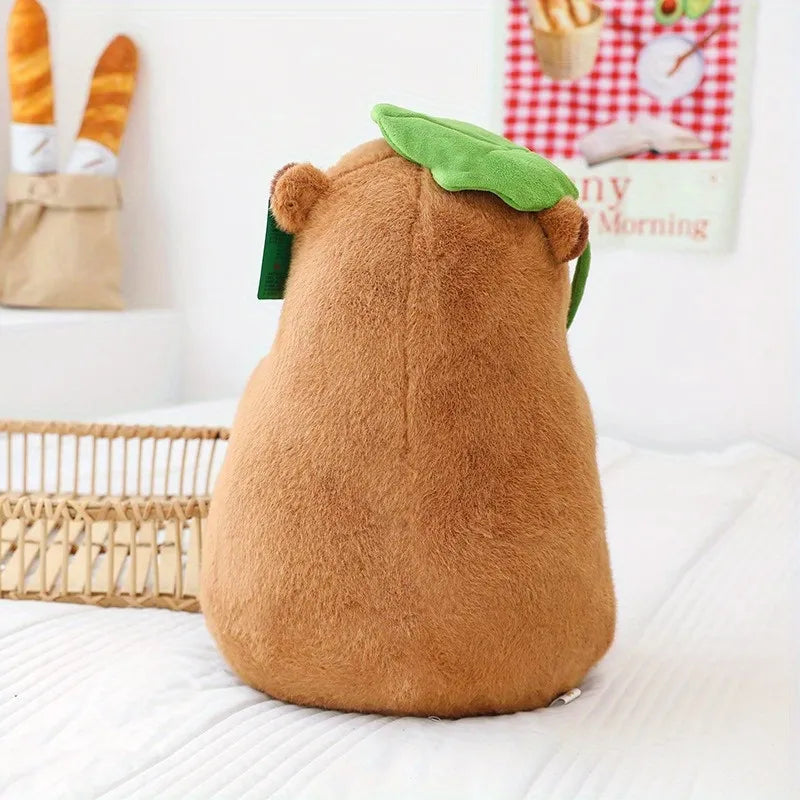 Peluche de hoja de loto de carpincho
