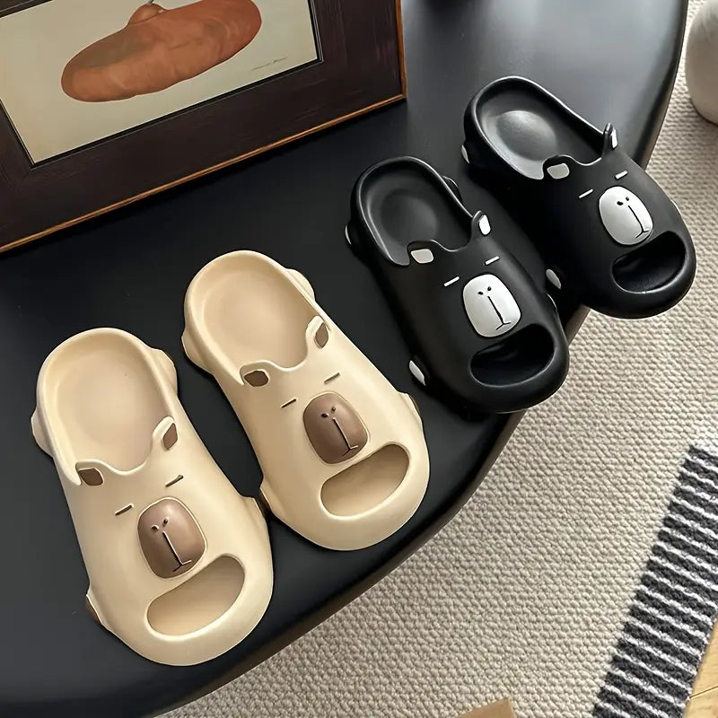 Zapatillas de carpincho de dibujos animados