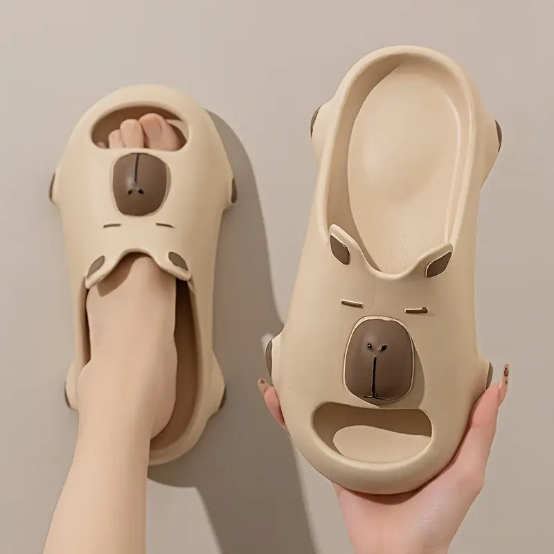 Zapatillas de carpincho de dibujos animados