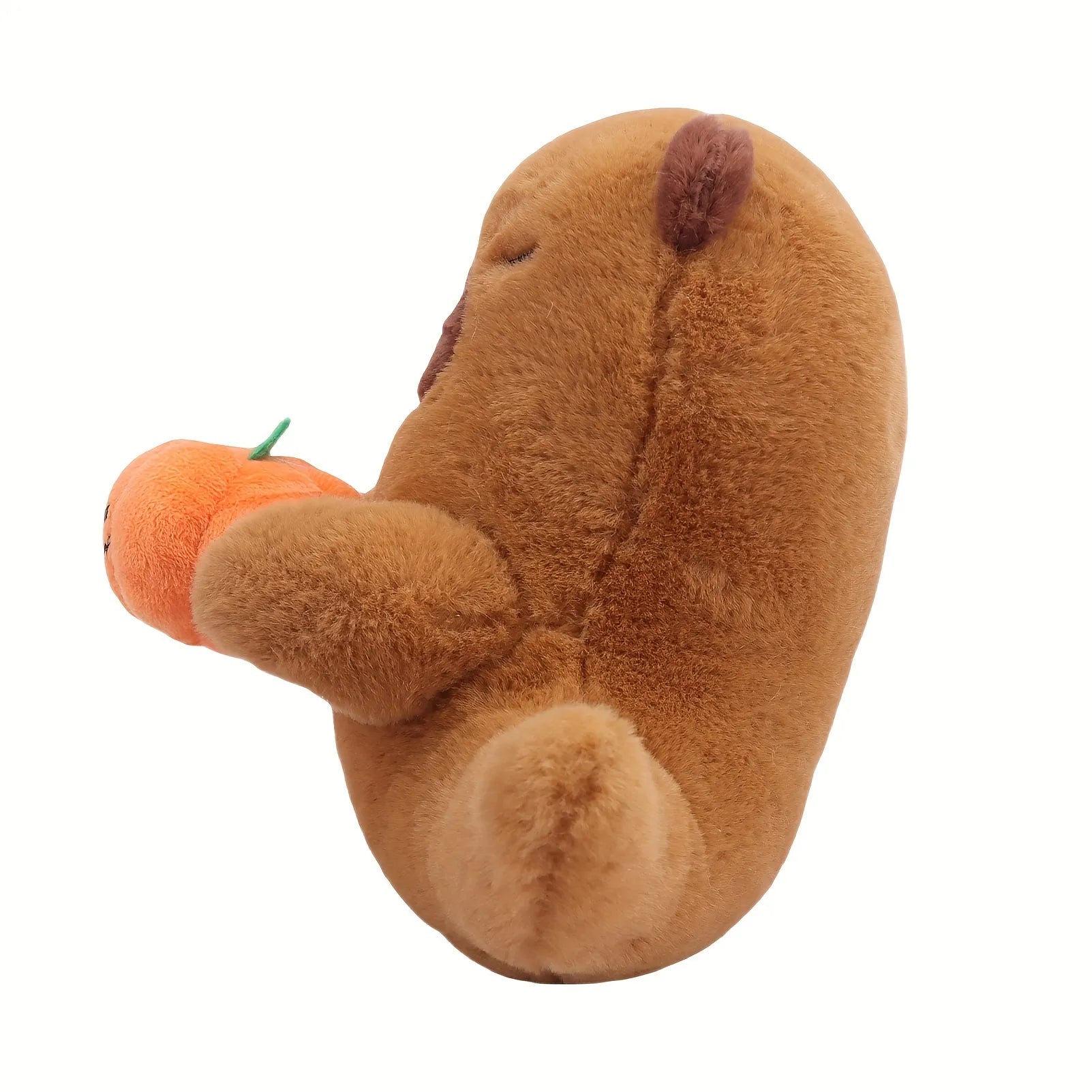 Linda almohada de felpa de calabaza fantasma de carpincho