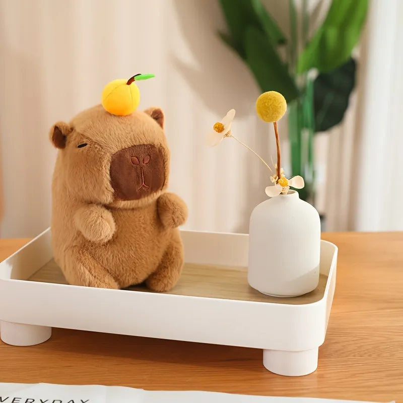 Lindo muñeco de peluche de capibara