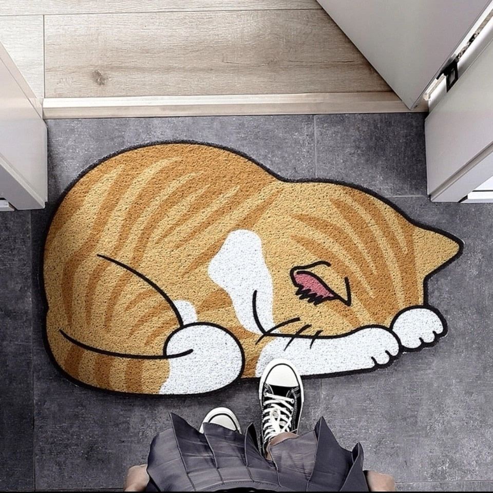 Cartoon Cat Doormat