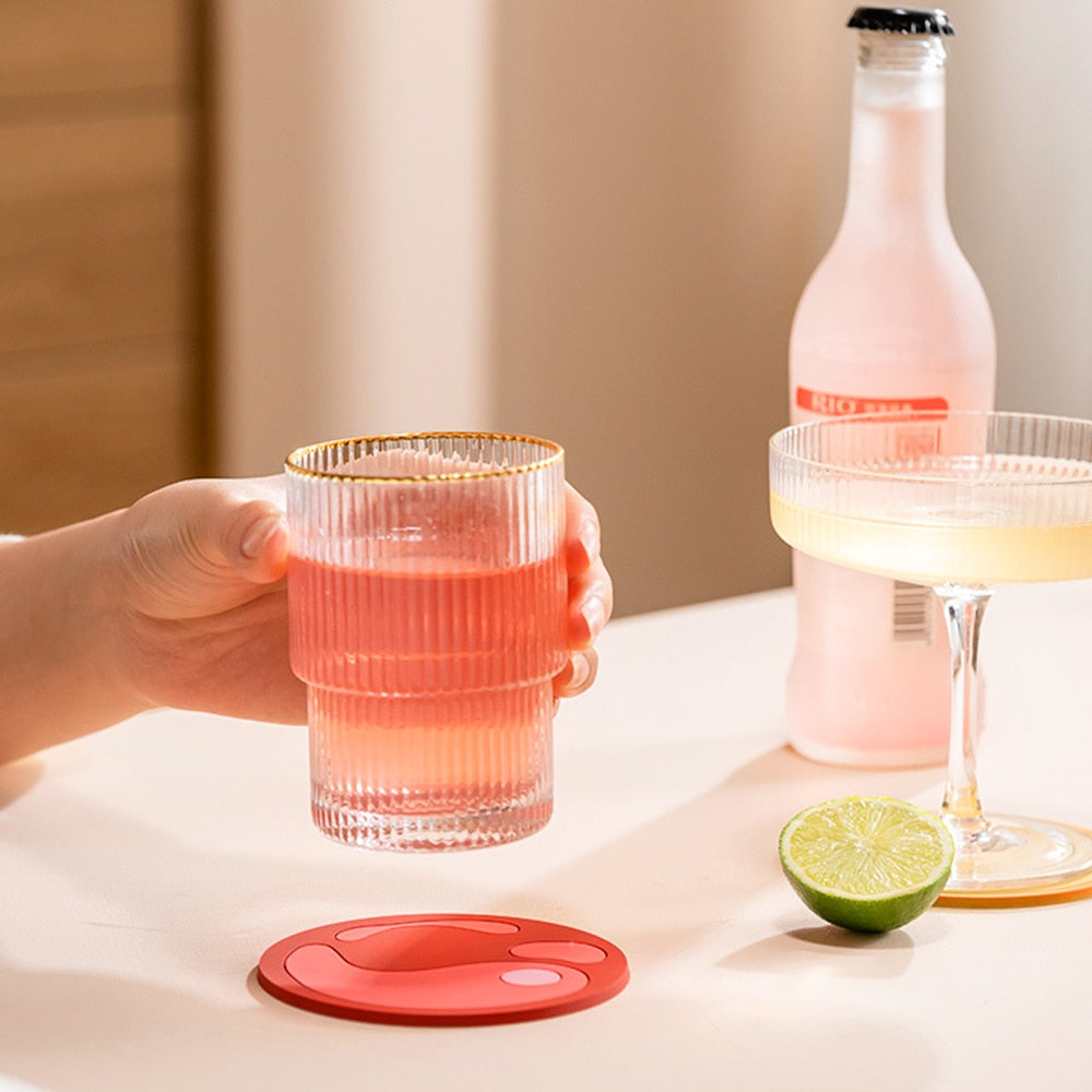 Juego de decoración de posavasos de hamburguesa