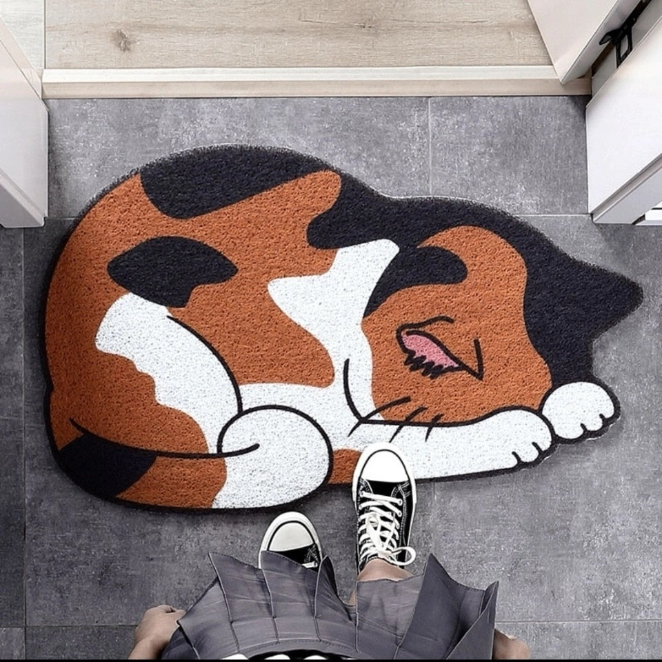 Cartoon Cat Doormat