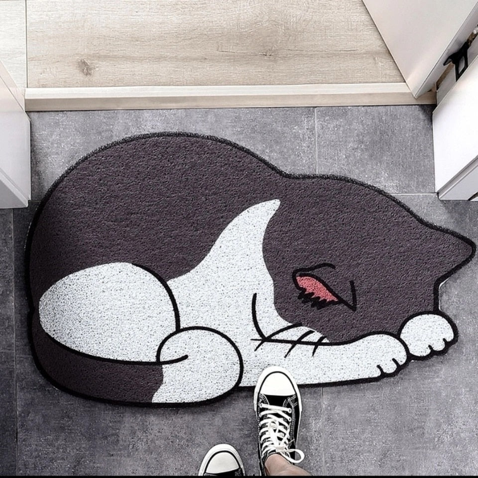 Cartoon Cat Doormat