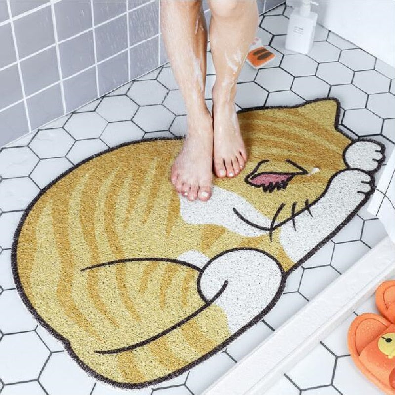 Cartoon Cat Doormat