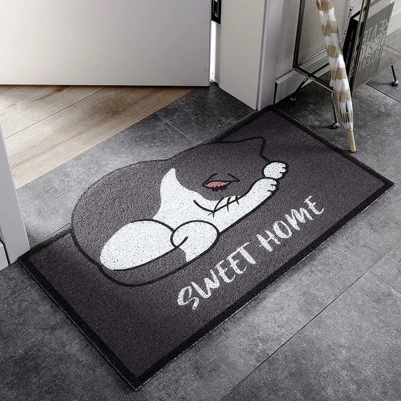 Cartoon Cat Doormat