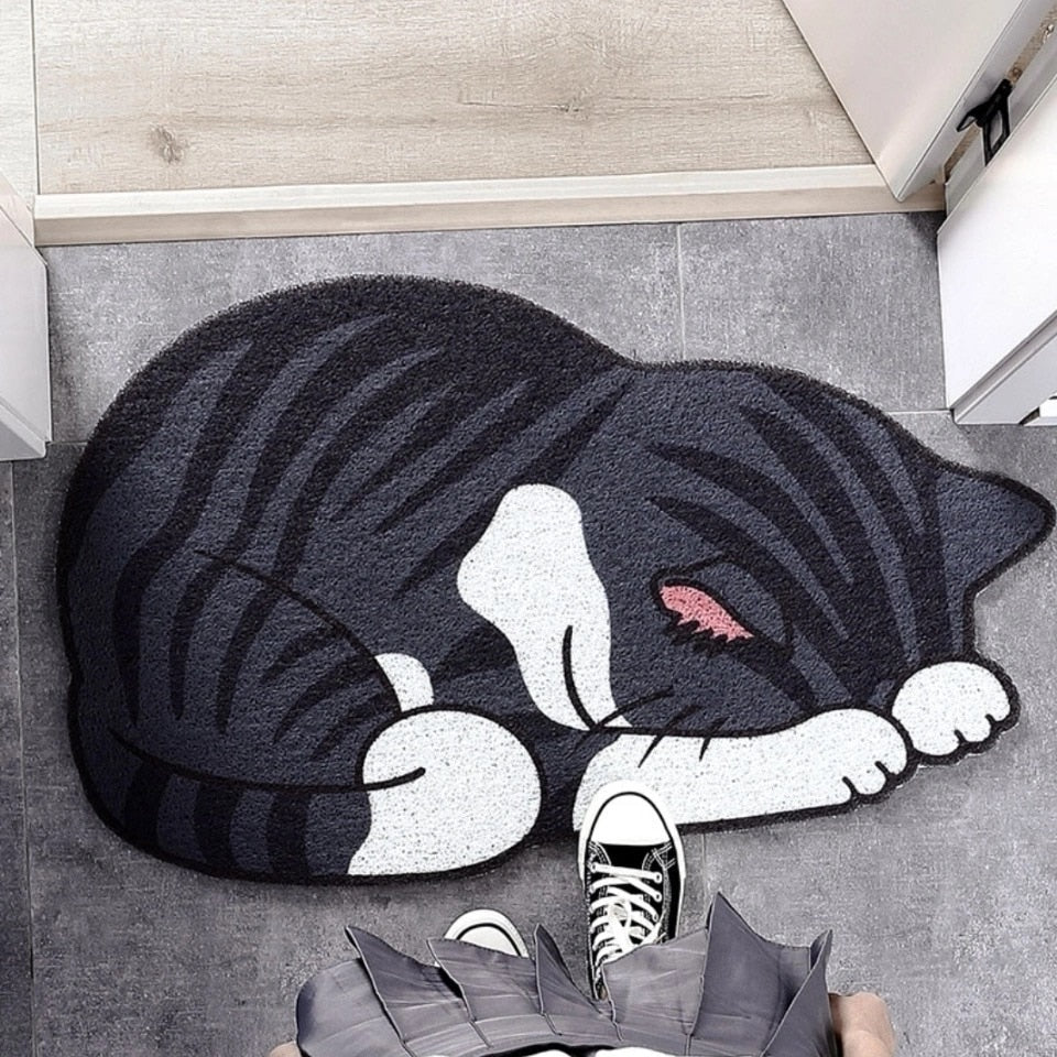 Cartoon Cat Doormat