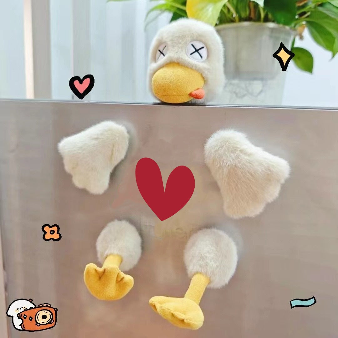 Magnetic Detachable Cute Duck Plush Toy