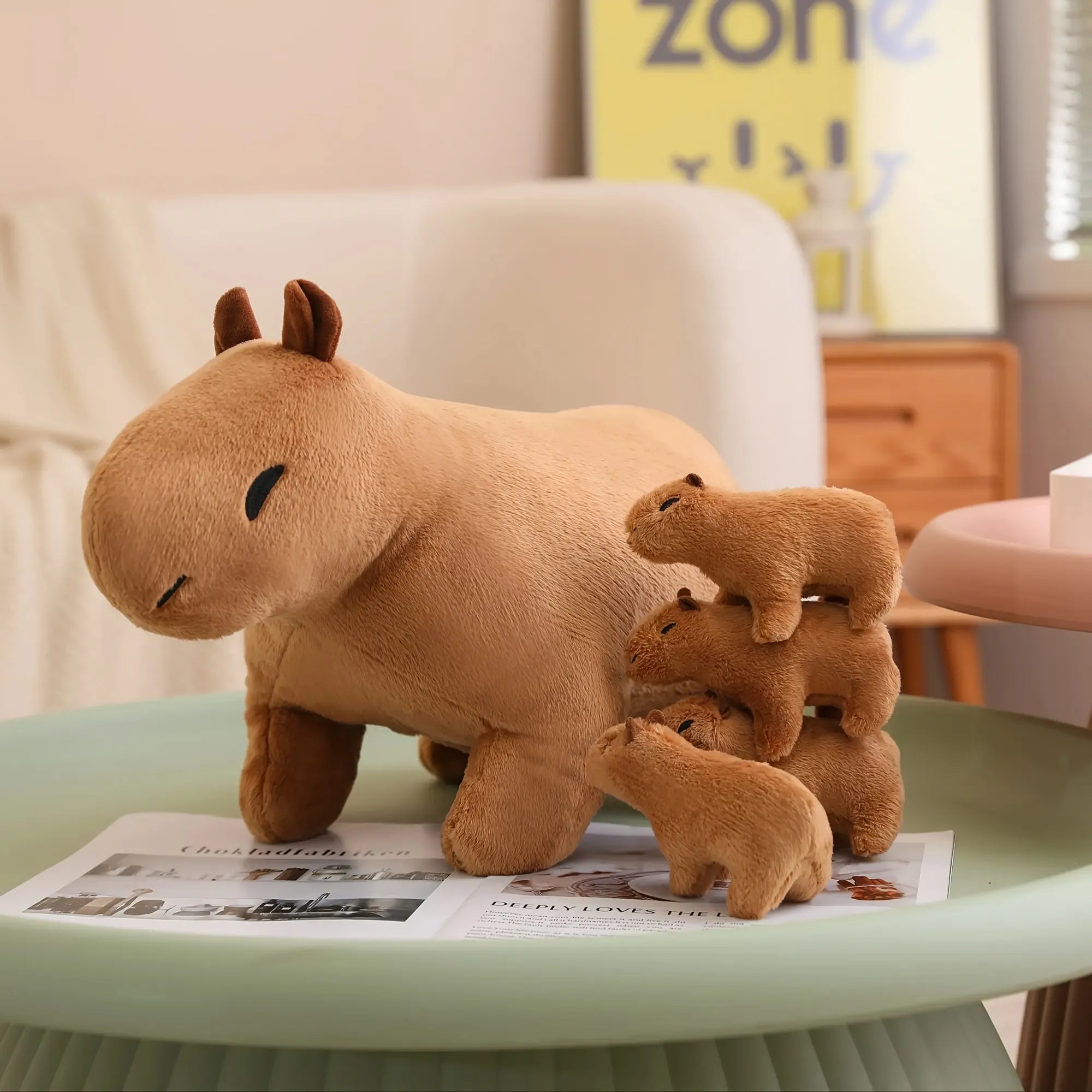Juguetes de peluche de carpincho