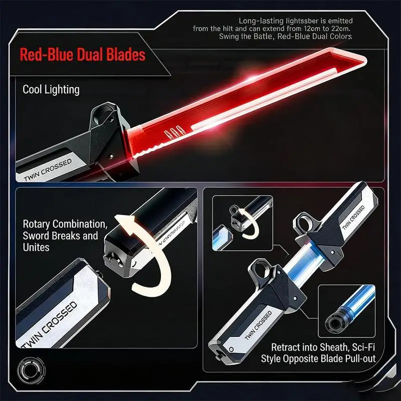 Dual Blade LED Light Toy Knife