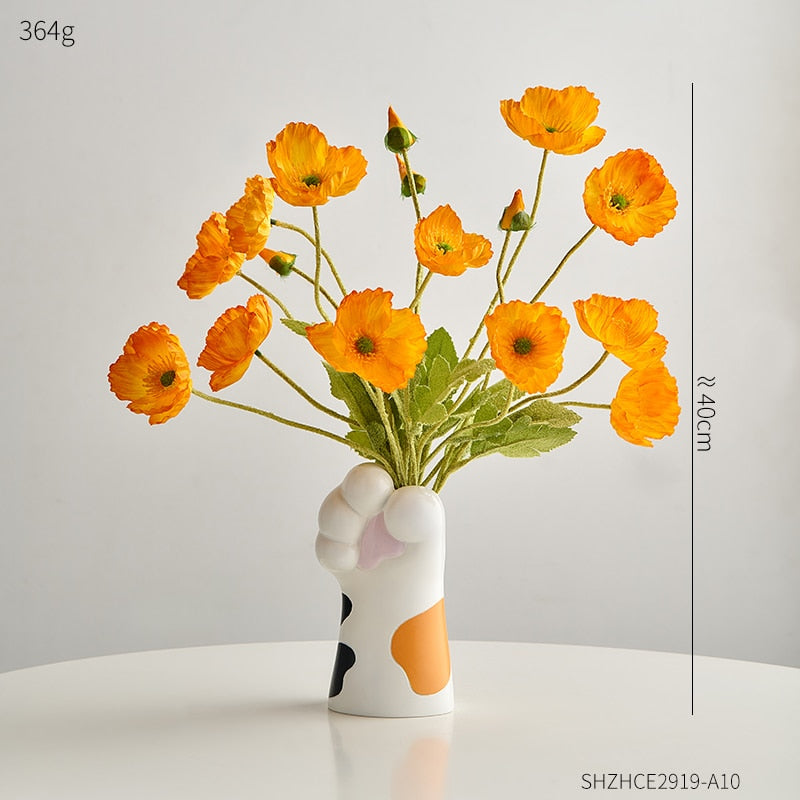 Cute Cat Claw Design Vases