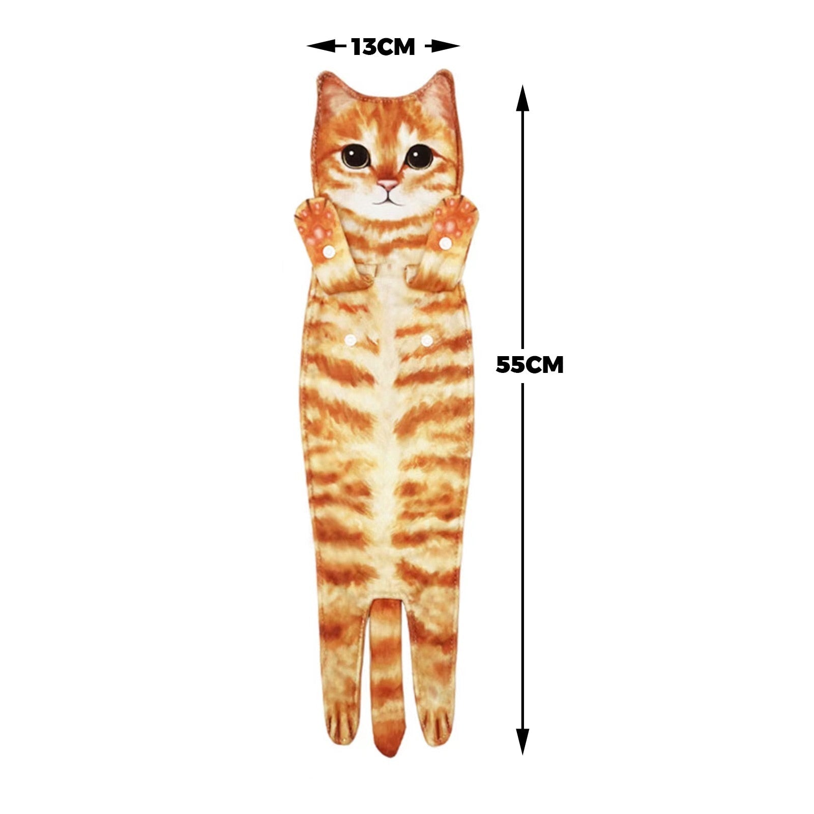 Funny Cat Hand Towels