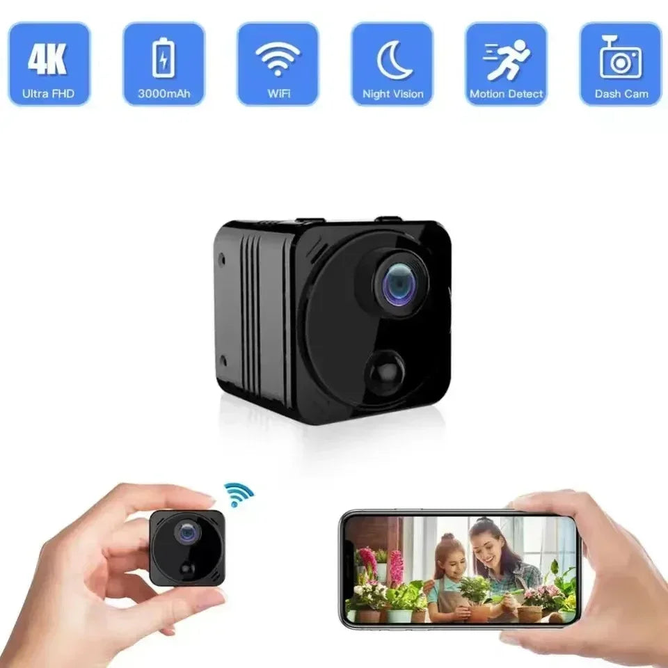 Mini cámara espía HD con detección de movimiento WiFi