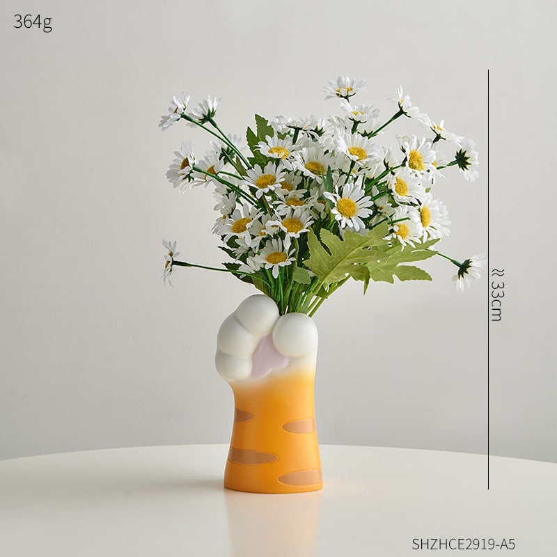 Cute Cat Claw Design Vases