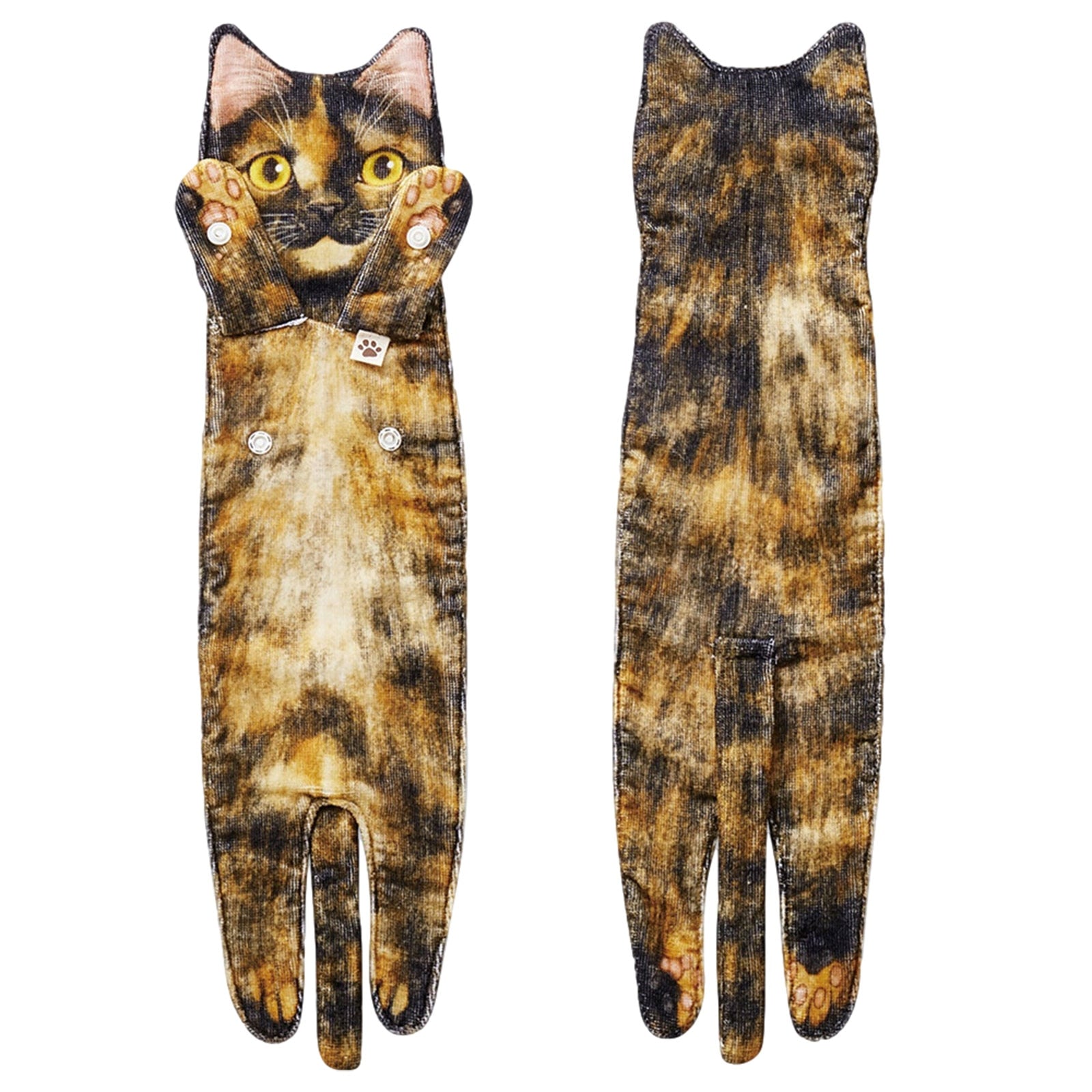 Funny Cat Hand Towels