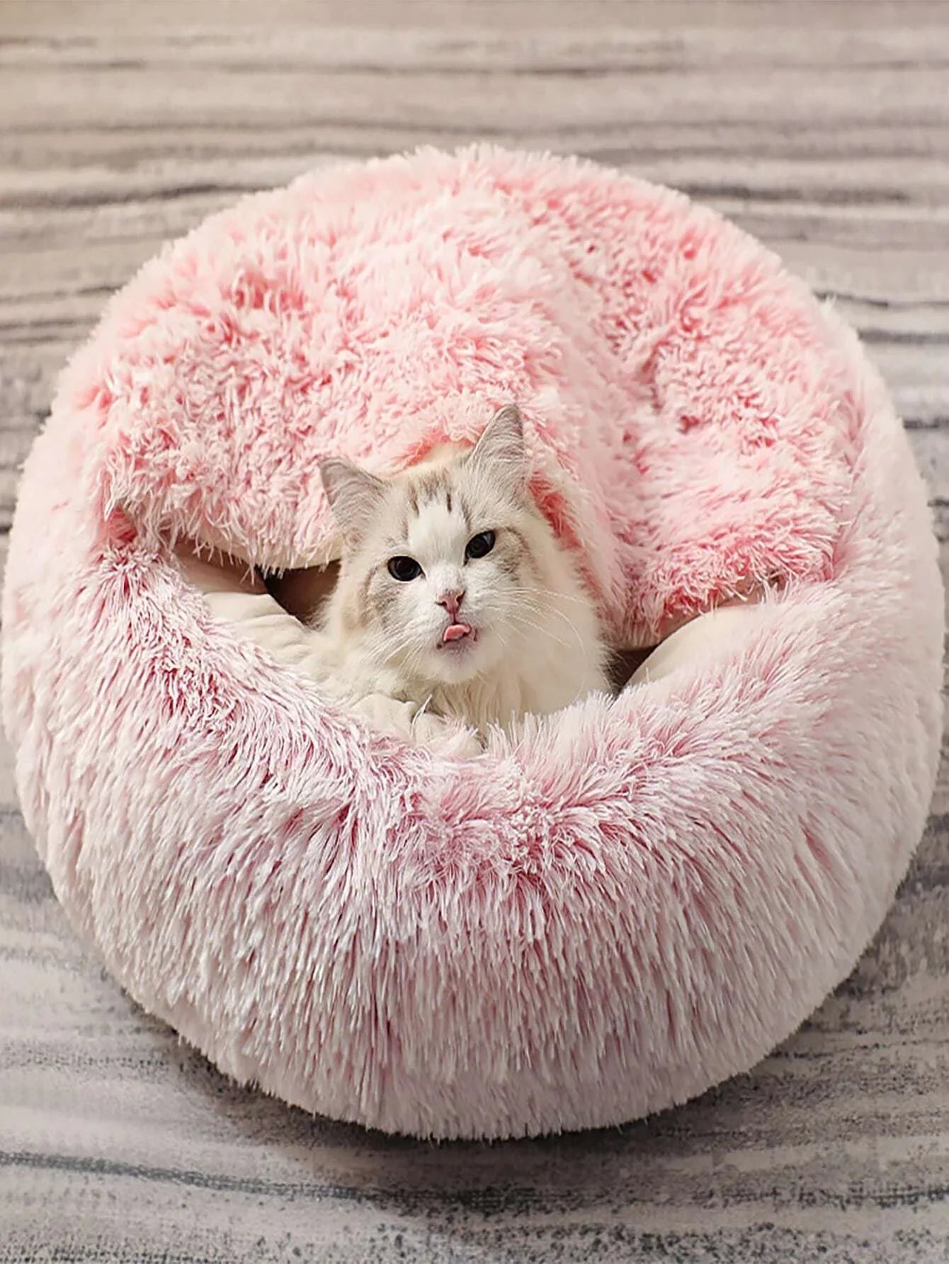 Soft Plush Cat Bed