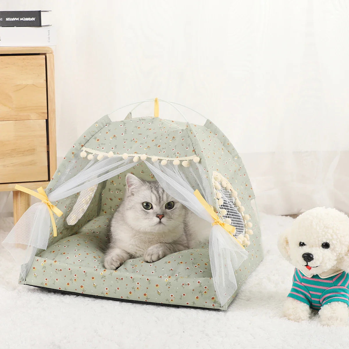 Cute Cat Dog Tent
