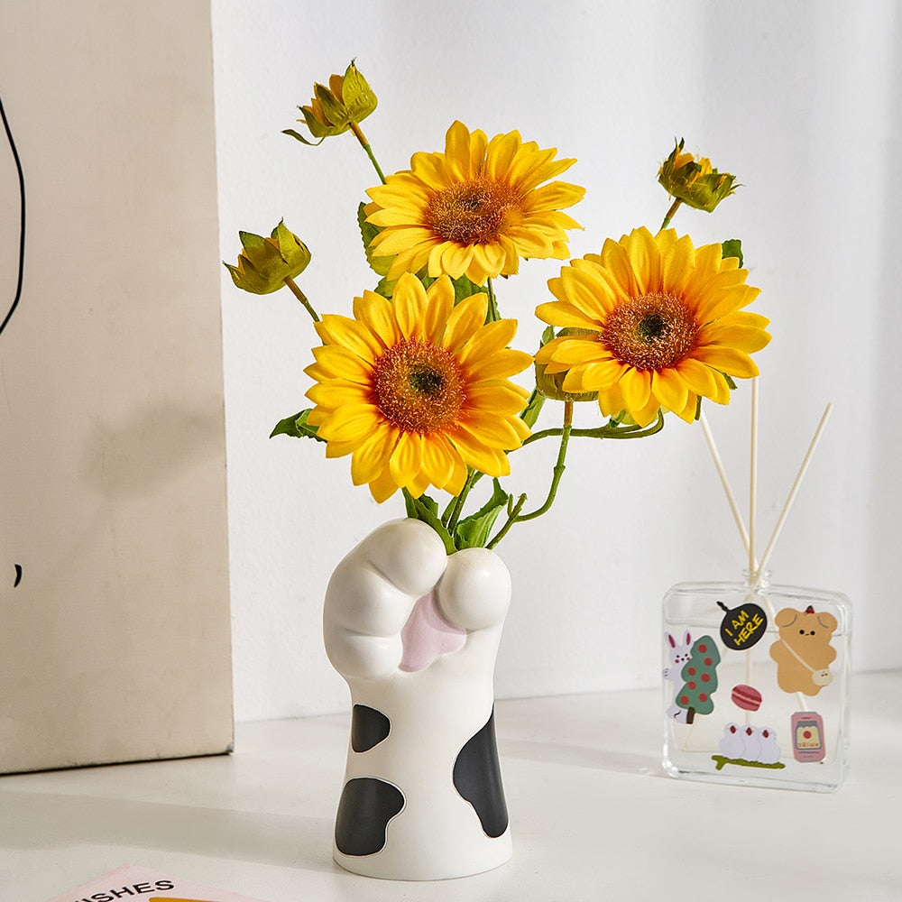 Cute Cat Claw Design Vases