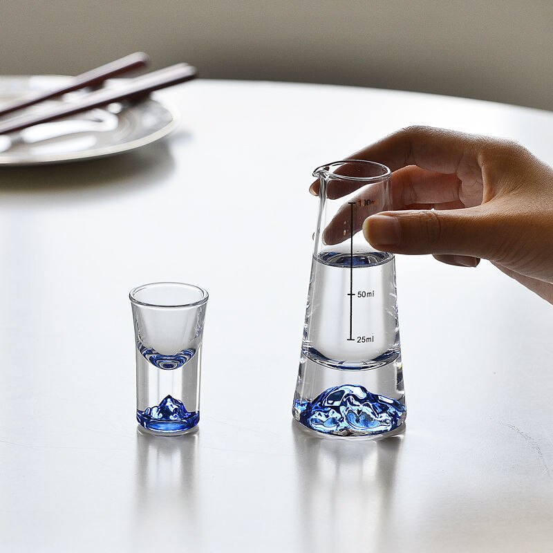 Juego de vasos de montaña sin plomo estilo japonés