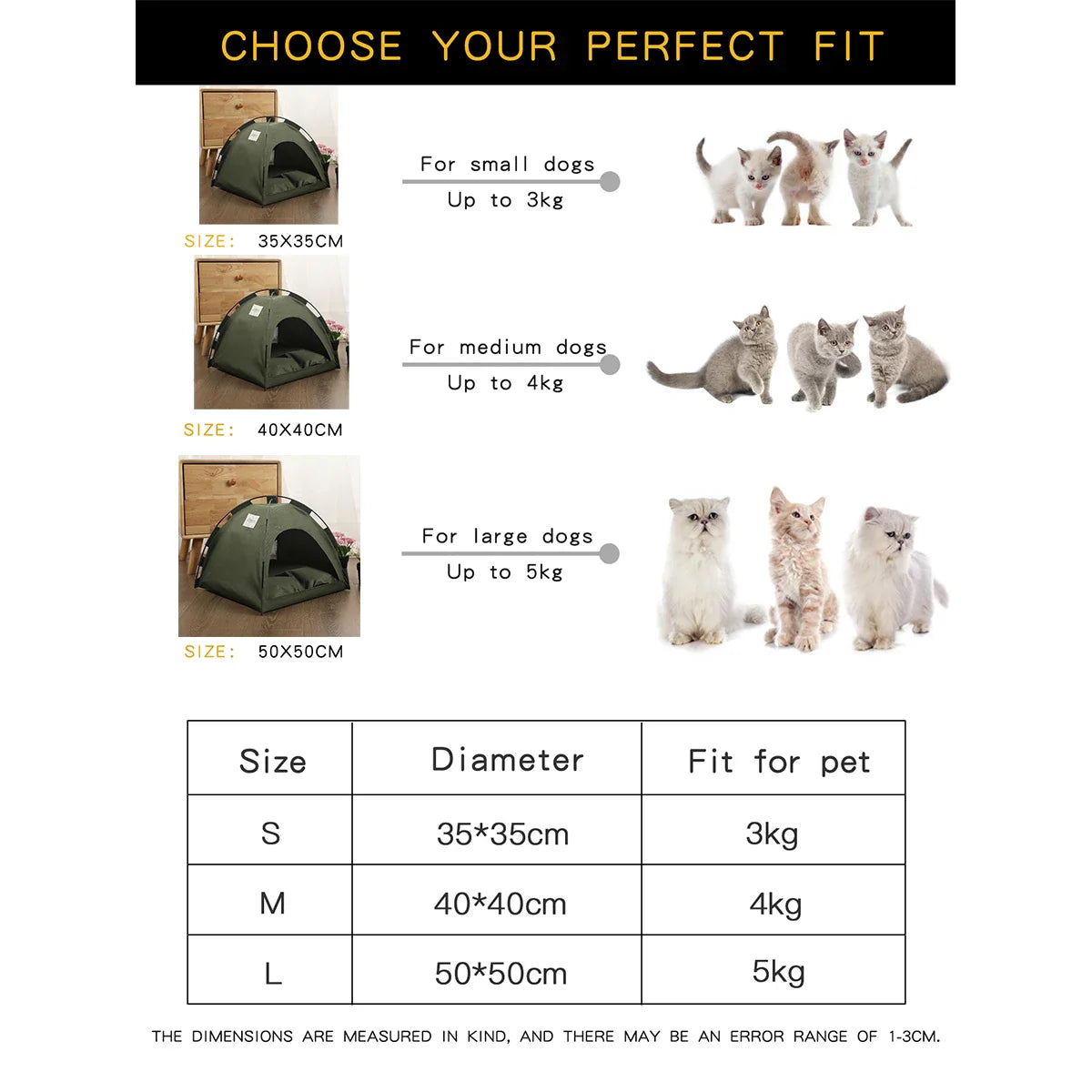 Cute Cat Dog Tent