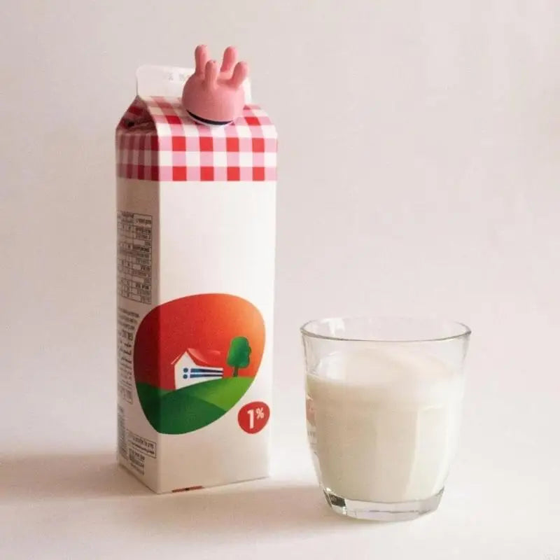 Tapas reutilizables para verter leche de vaca para prevenir derrames