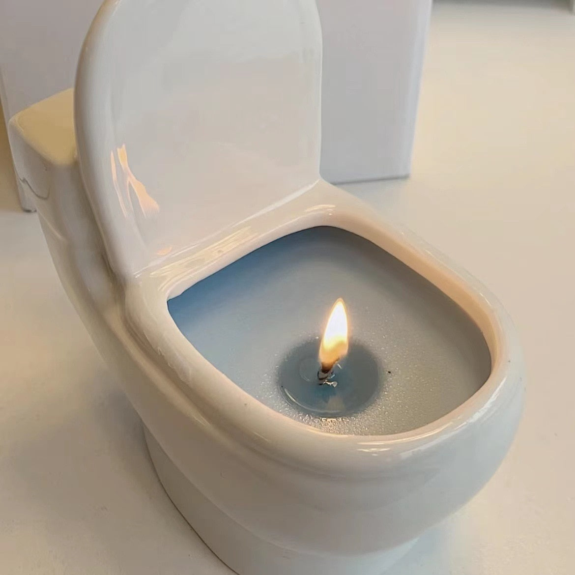 Vela de aromaterapia creativa y divertida para el baño