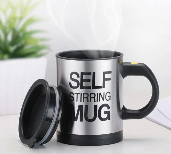 Taza inteligente con aislamiento y agitación automática