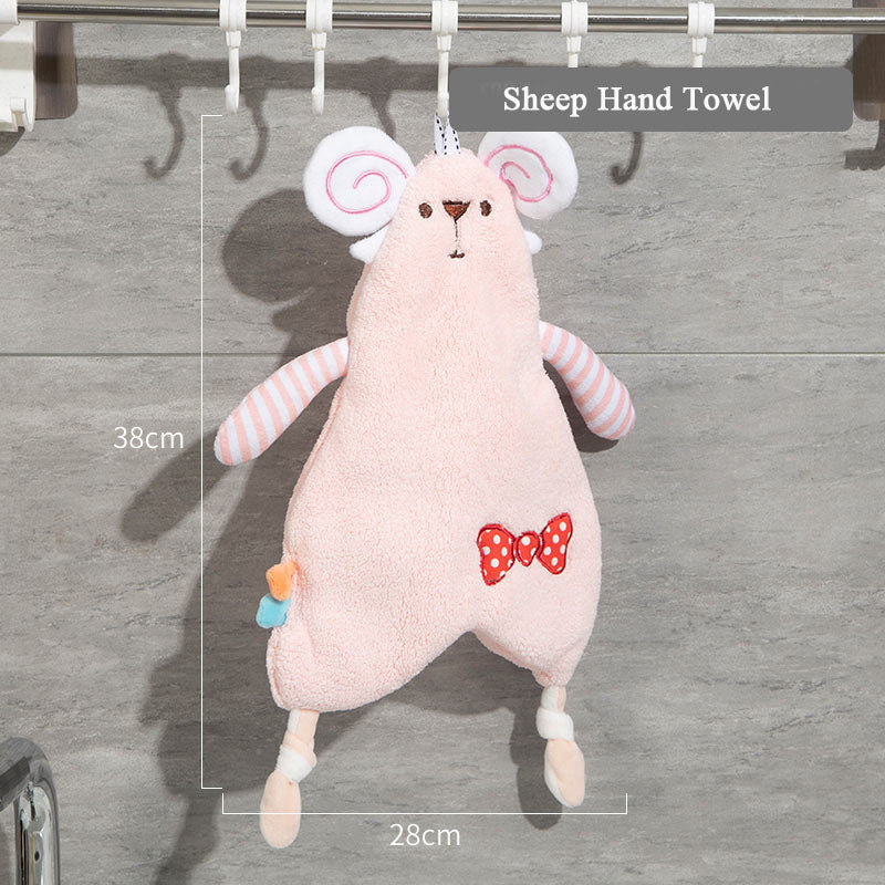 Cute Cat Hand Towels
