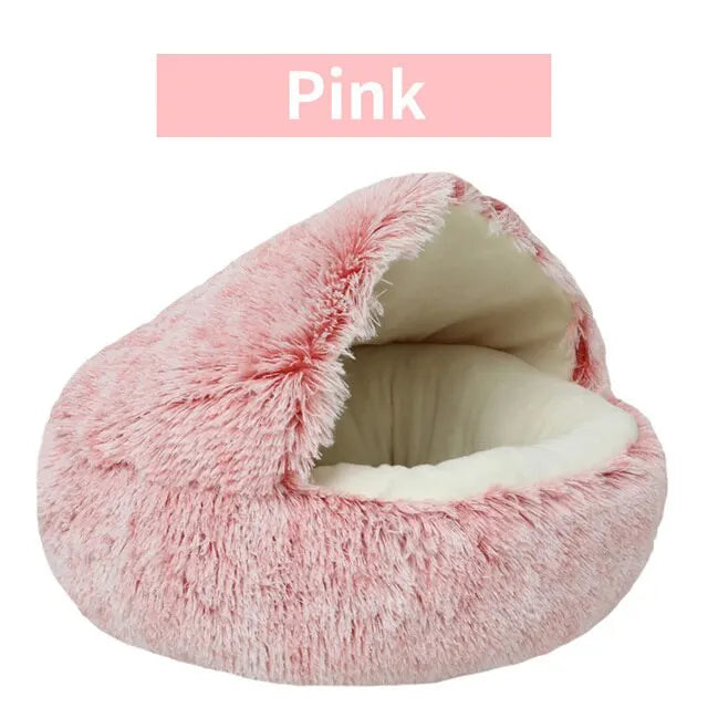 Soft Plush Cat Bed
