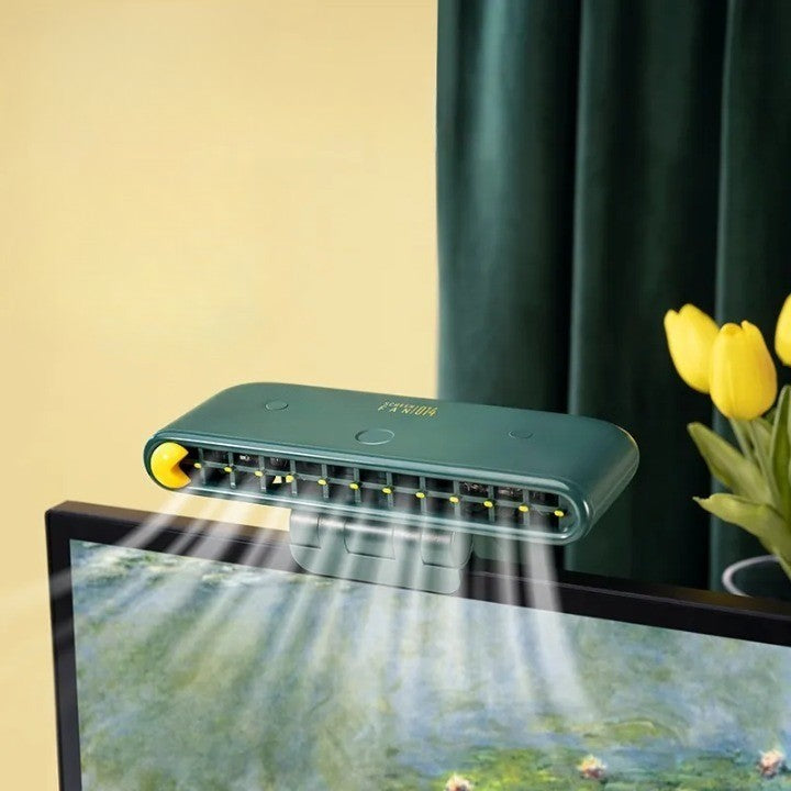 Ventilador de enfriamiento colgante con pantalla de flujo de aire potente Turbo
