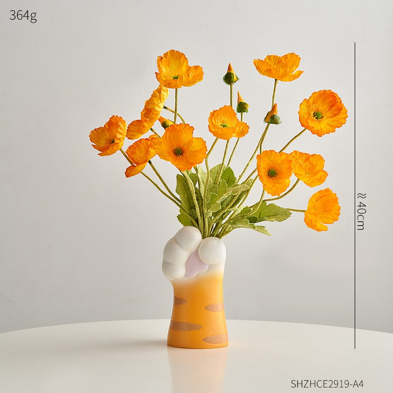 Cute Cat Claw Design Vases