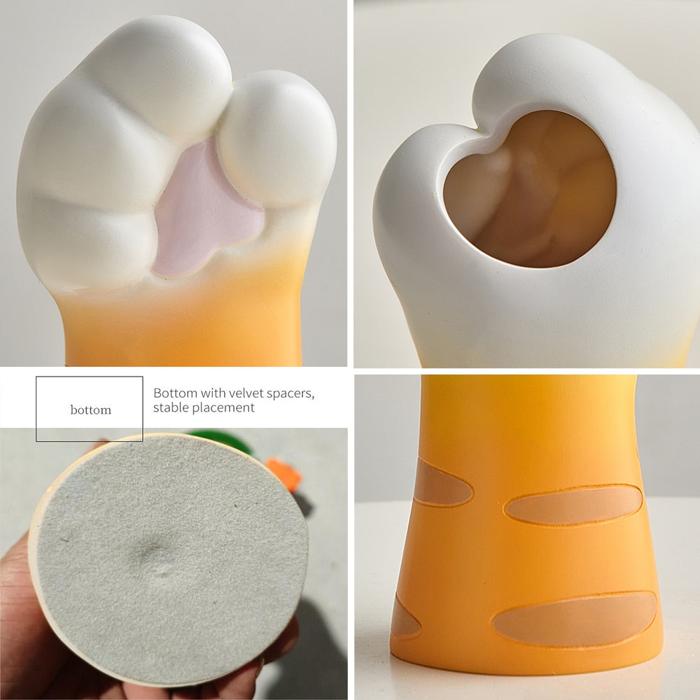 Cute Cat Claw Design Vases