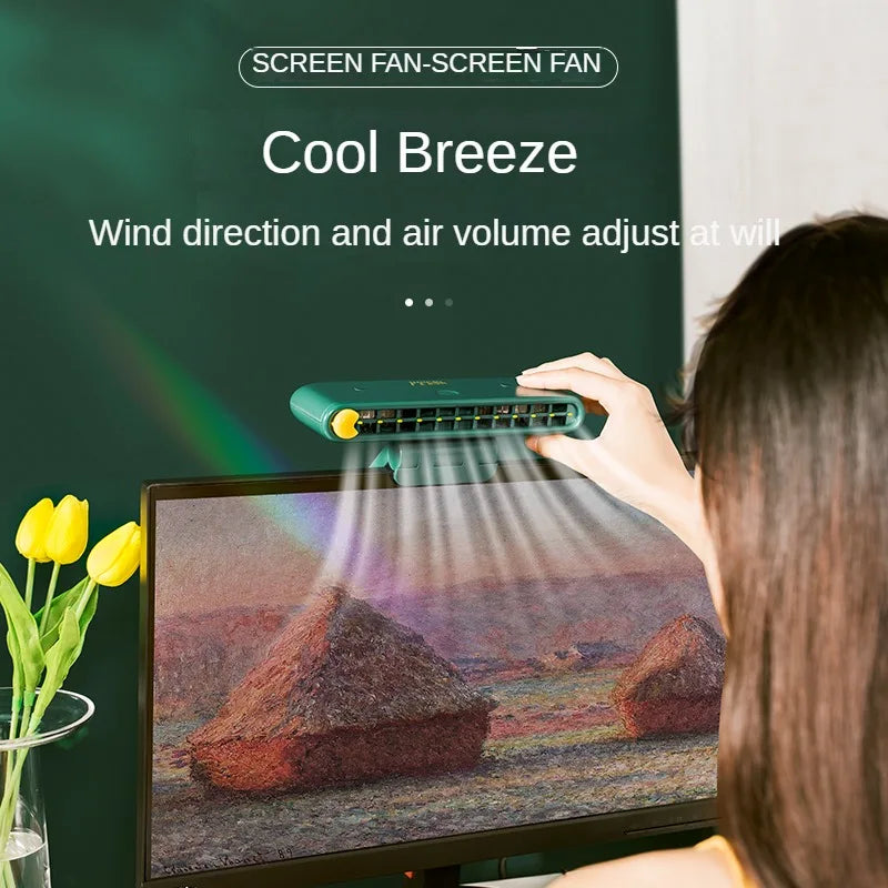 Ventilador de enfriamiento colgante con pantalla de flujo de aire potente Turbo
