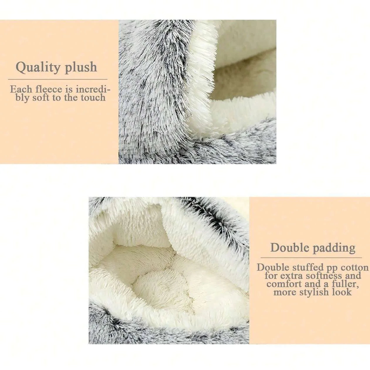 Soft Plush Cat Bed