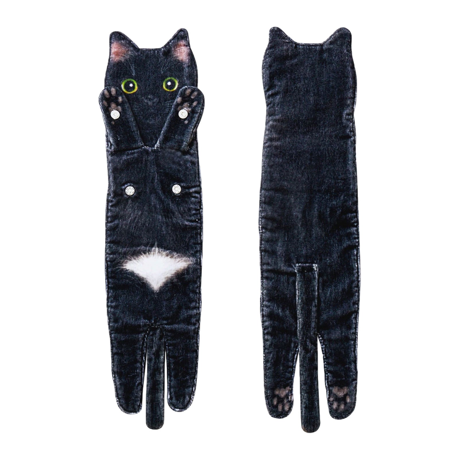 Funny Cat Hand Towels
