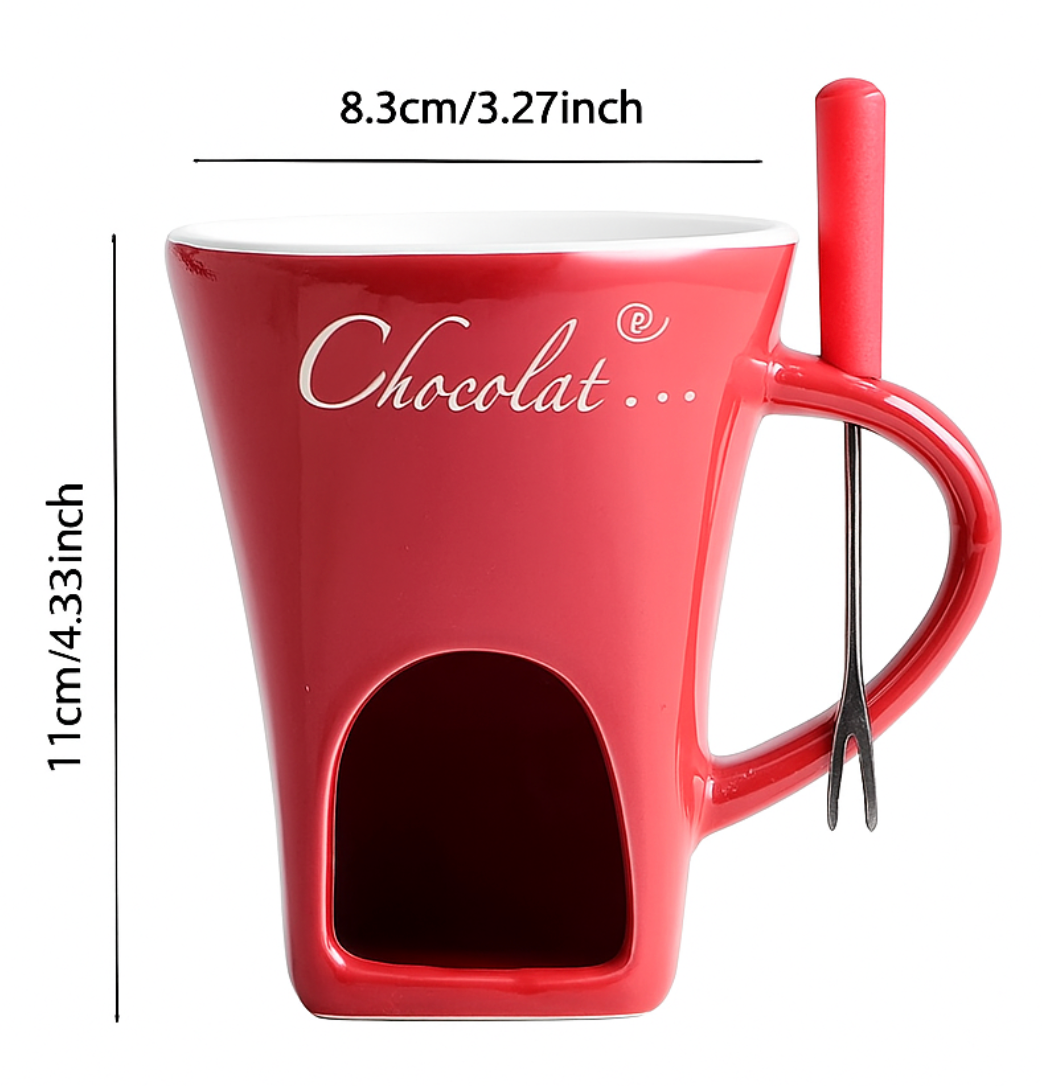 Chocolate Fondue Mug Set