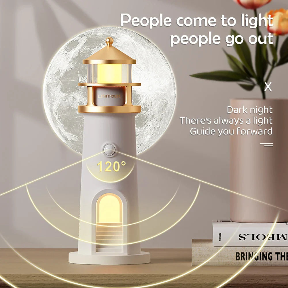 Luces ambientales de faro con Bluetooth, música y proyección regulable